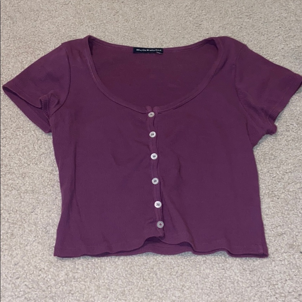 Purple Brandy Melville Button up